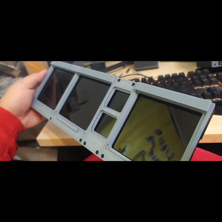 D106 A320/A350/A380 PFD-ND-ECAM-E/WD 4-in-1-Display for MSFS 2020/2024 - Mechdiy