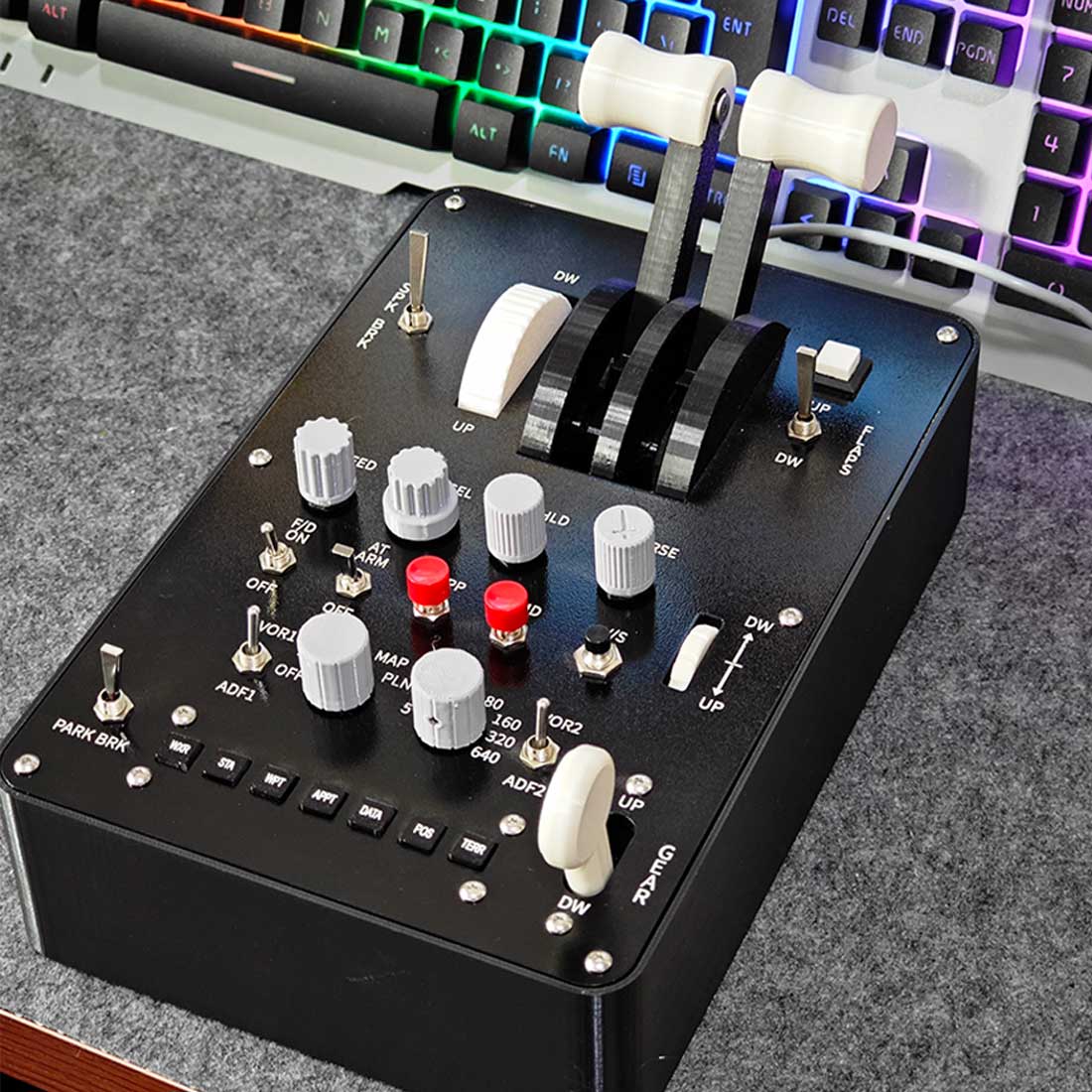 Throttle Reverse Icon Mechdiy Dual-Throttle Axis Flight Simulator Throttle Quadrant with ...