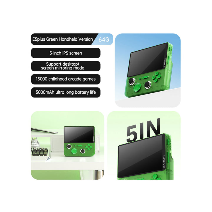 E5 Plus 5-Inch Handheld Gaming Console  - Mechdiy