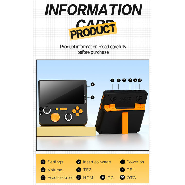 E5 Plus 5-Inch Handheld Gaming Console  - Mechdiy