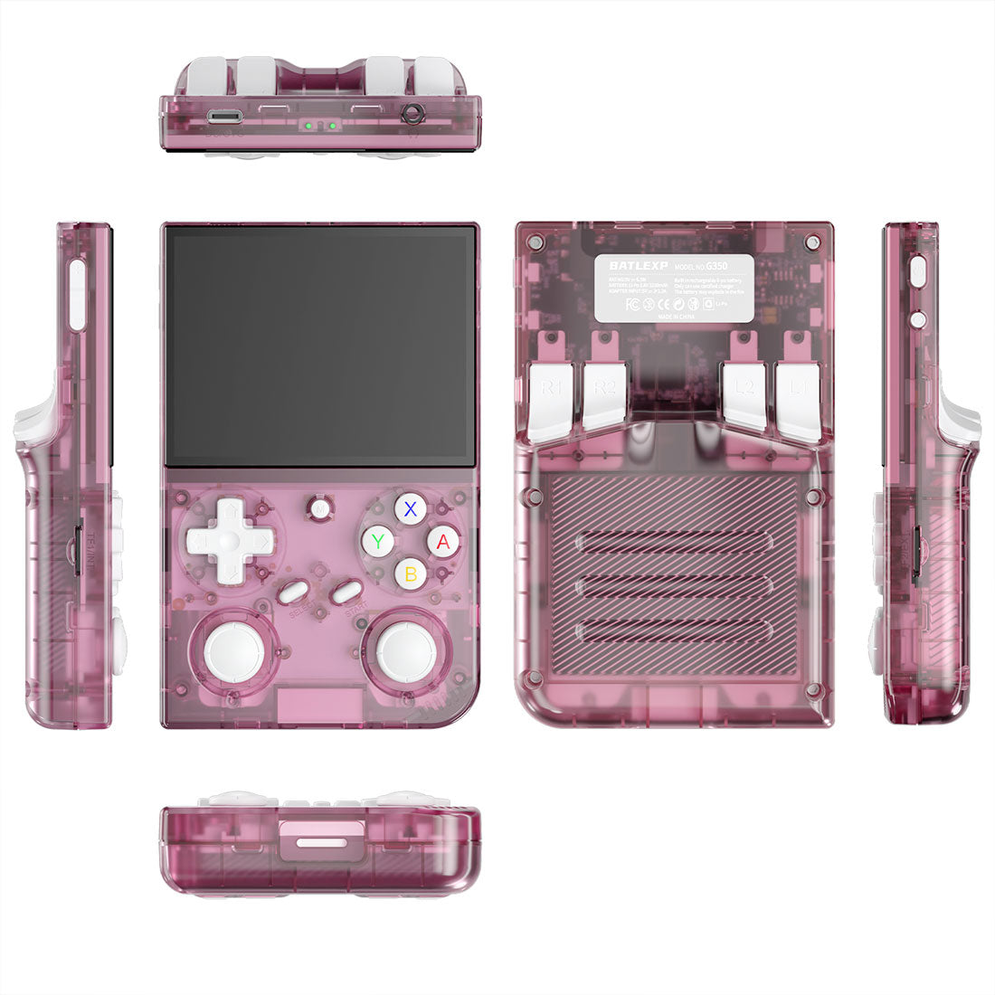 Custom Handheld G350 3.5-Inch Vertical Retro Handheld Gaming Console | Mechdiy