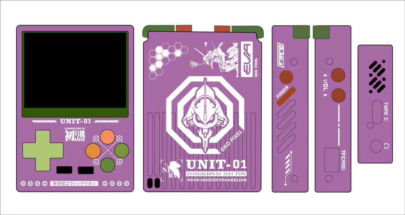 2025 GKD PIXEL 2 Metal Portable Handheld Game Console - Mechdiy