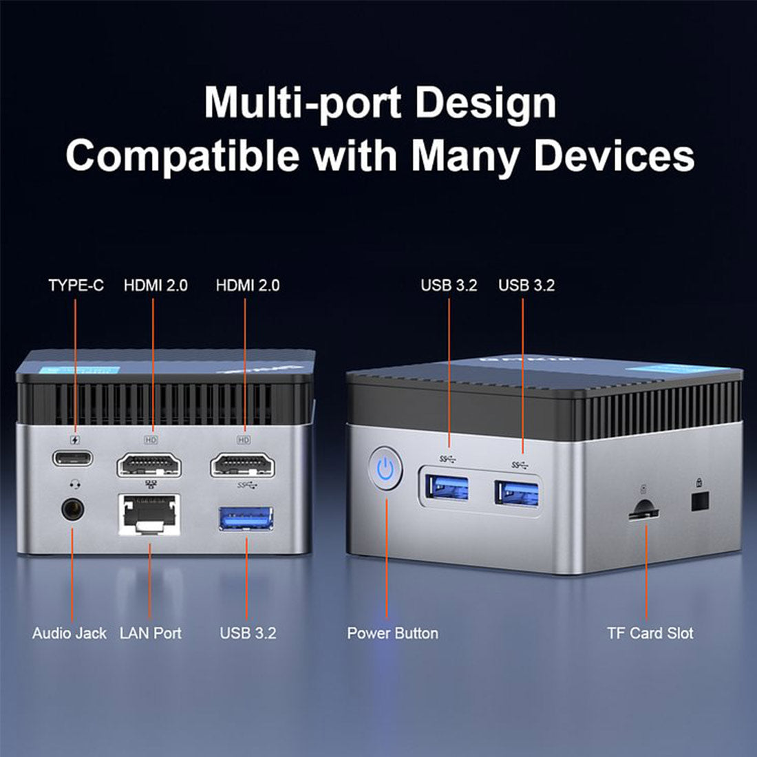 GMKtec NucBox 5 Gaming Mini PC Computer N5105 Mechdiy Gmktec nucbox 5 gaming mini pc computer n5105 mechdiy