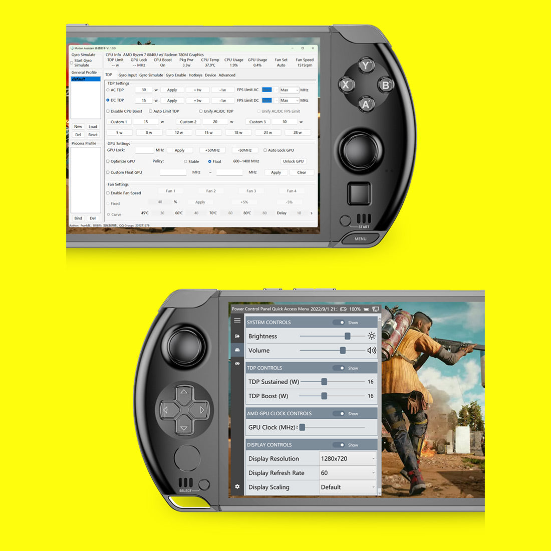 External Console Window GPD WIN4 2025 8840U 6-Inch Windows 11 Handheld Game Console | Mechdiy