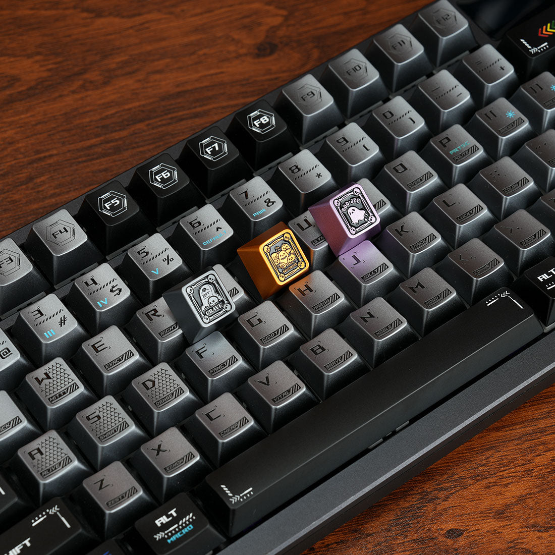 Halloween Original-Profile 220-Grit Aluminum Alloy Keycaps