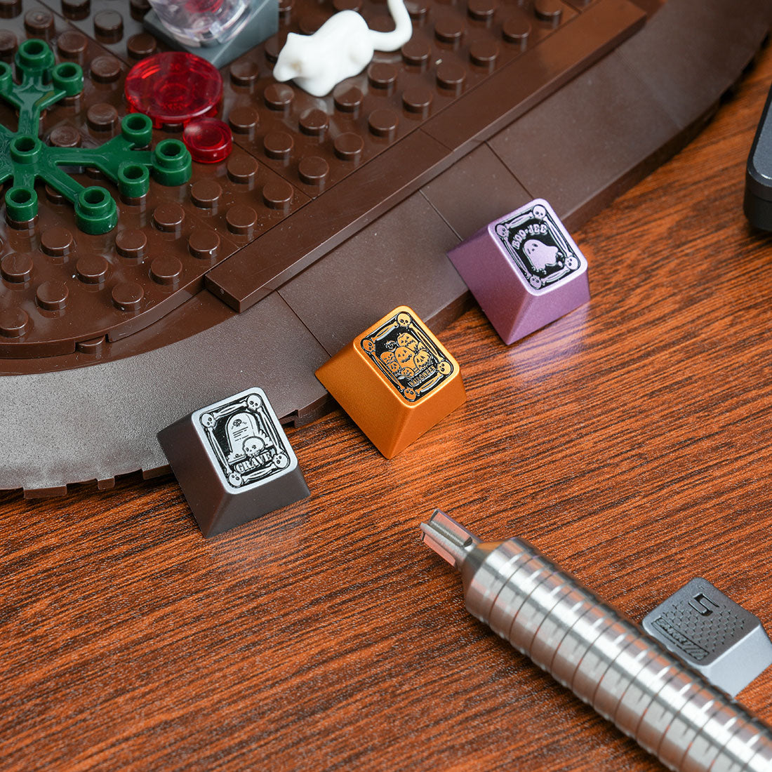 Halloween Original-Profile 220-Grit Aluminum Alloy Keycaps