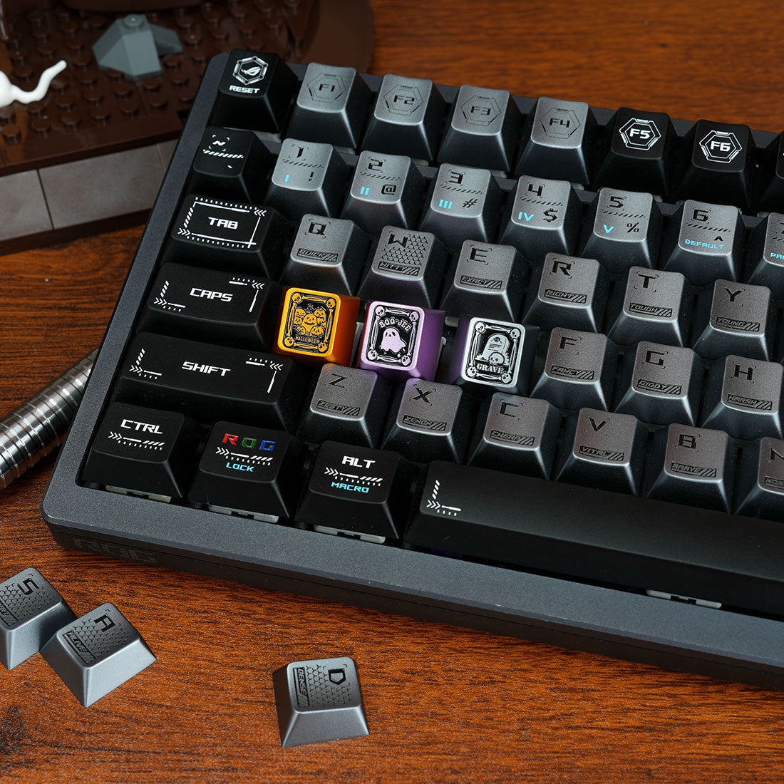 Halloween Original-Profile 220-Grit Aluminum Alloy Keycaps