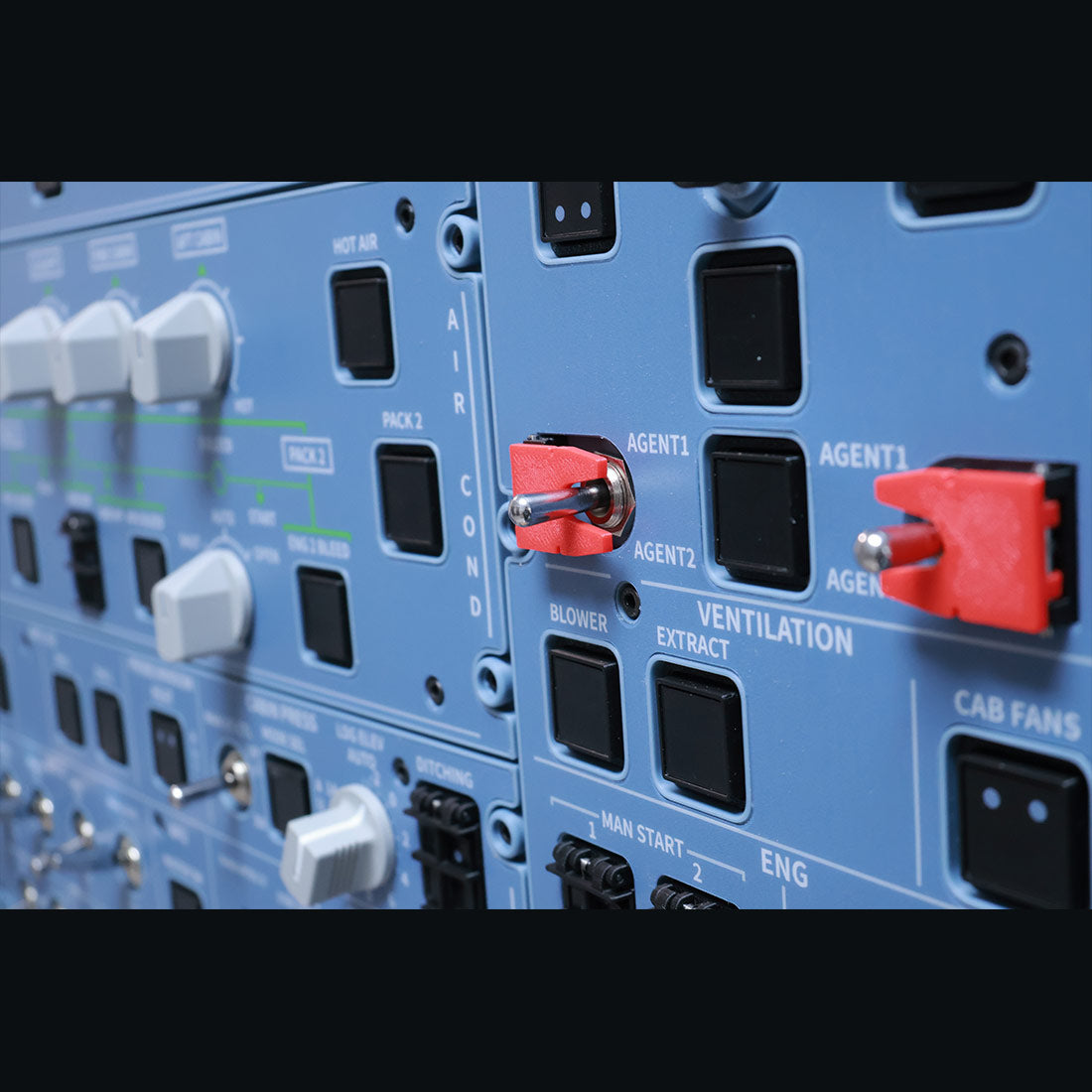 Hoowalt D111 A32X 1/1 Scale Light OVHD OVERHEAD Panel HOME Setup Pre-slae - Mechdiy