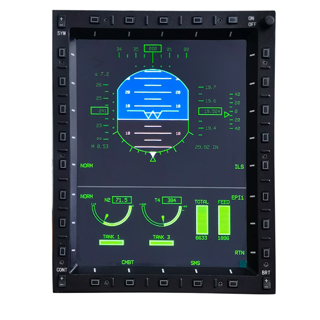 Jf Color Code Mechdiy JF-17/FA-18C/F16 MFCD Multi-Function Color Display | Mechdiy