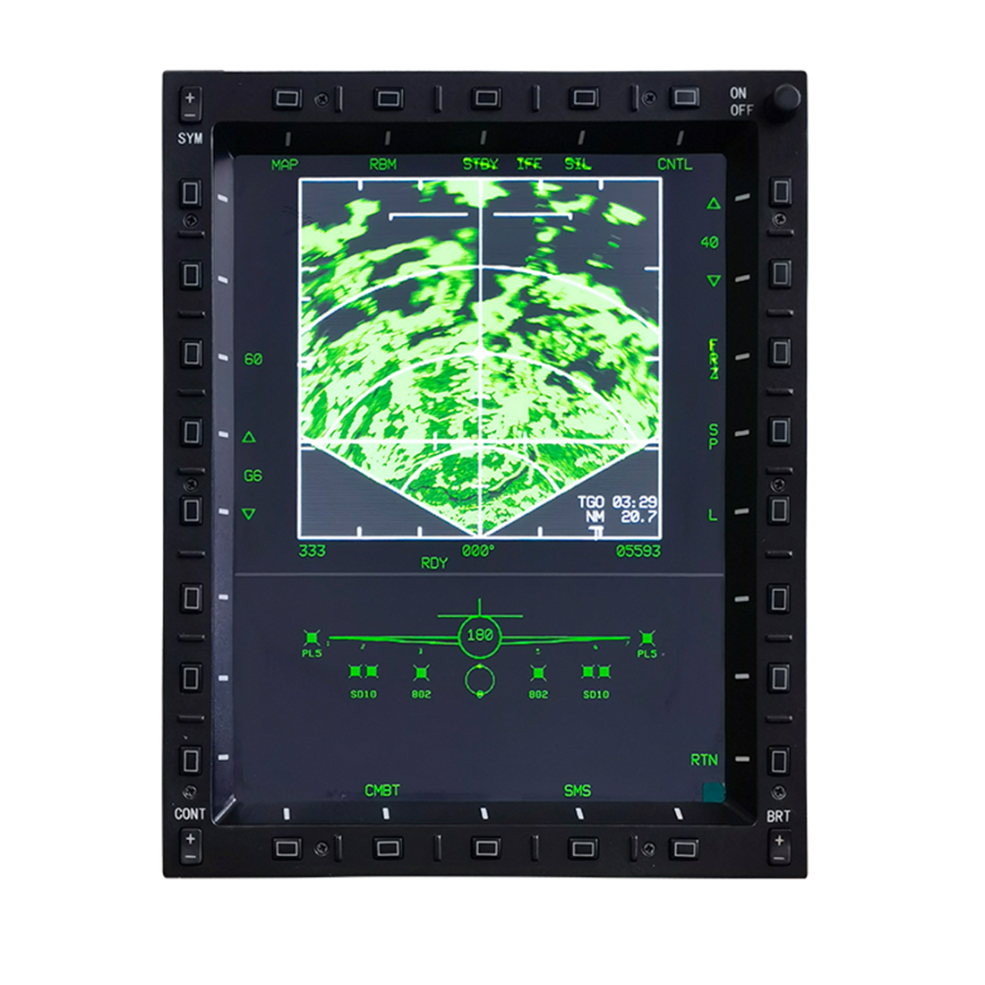 Jf Color Code Mechdiy JF-17/FA-18C/F16 MFCD Multi-Function Color Display | Mechdiy