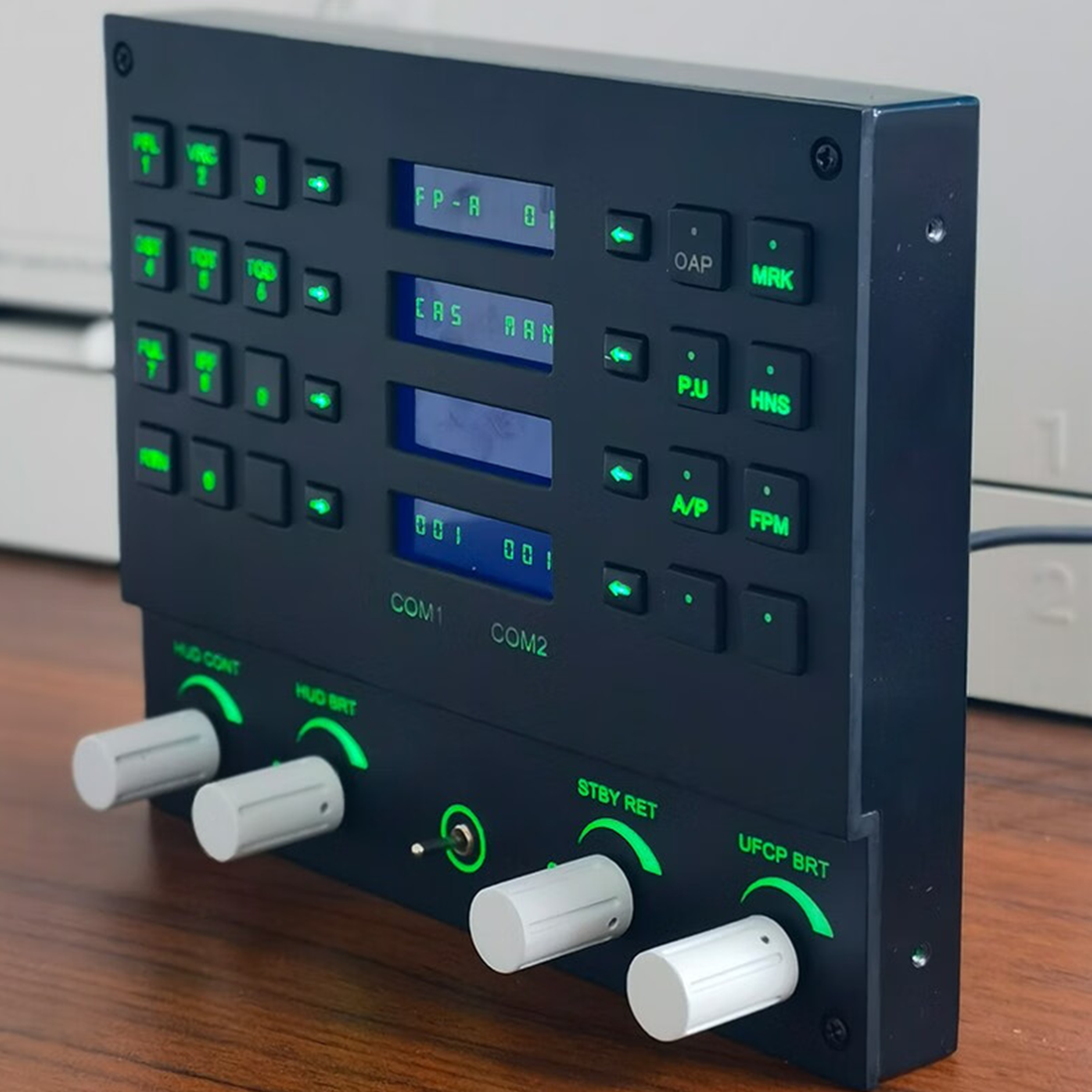 Front Control Panel Design Mechdiy JF-17/FA-18C/F16 UFCP Up Front Control Panel | Mechdiy