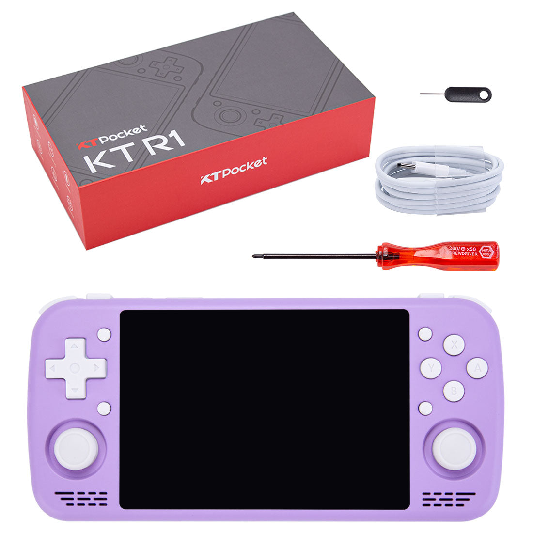 KT-R1 G99 Android Retro Handheld Game Game Console (Plastic Shell ...