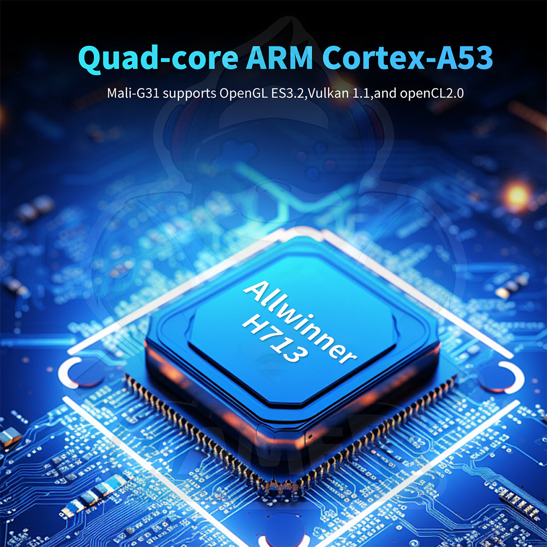 1080P 2-in-1 Projector Game Console (Voice Control )