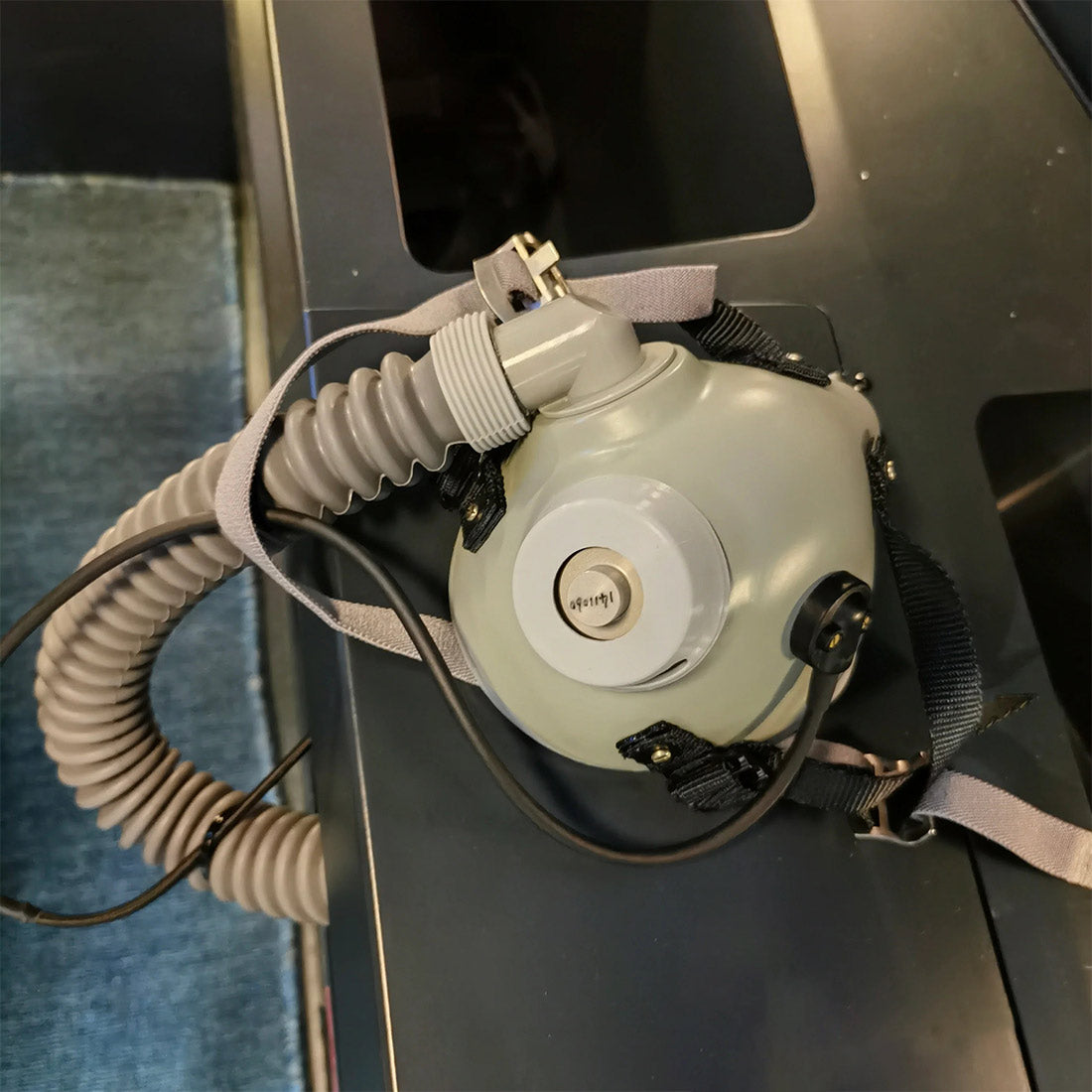 A32X 1/1 Scale Custom-Molded Flight Sim Professional Wearable Oxygen Mask