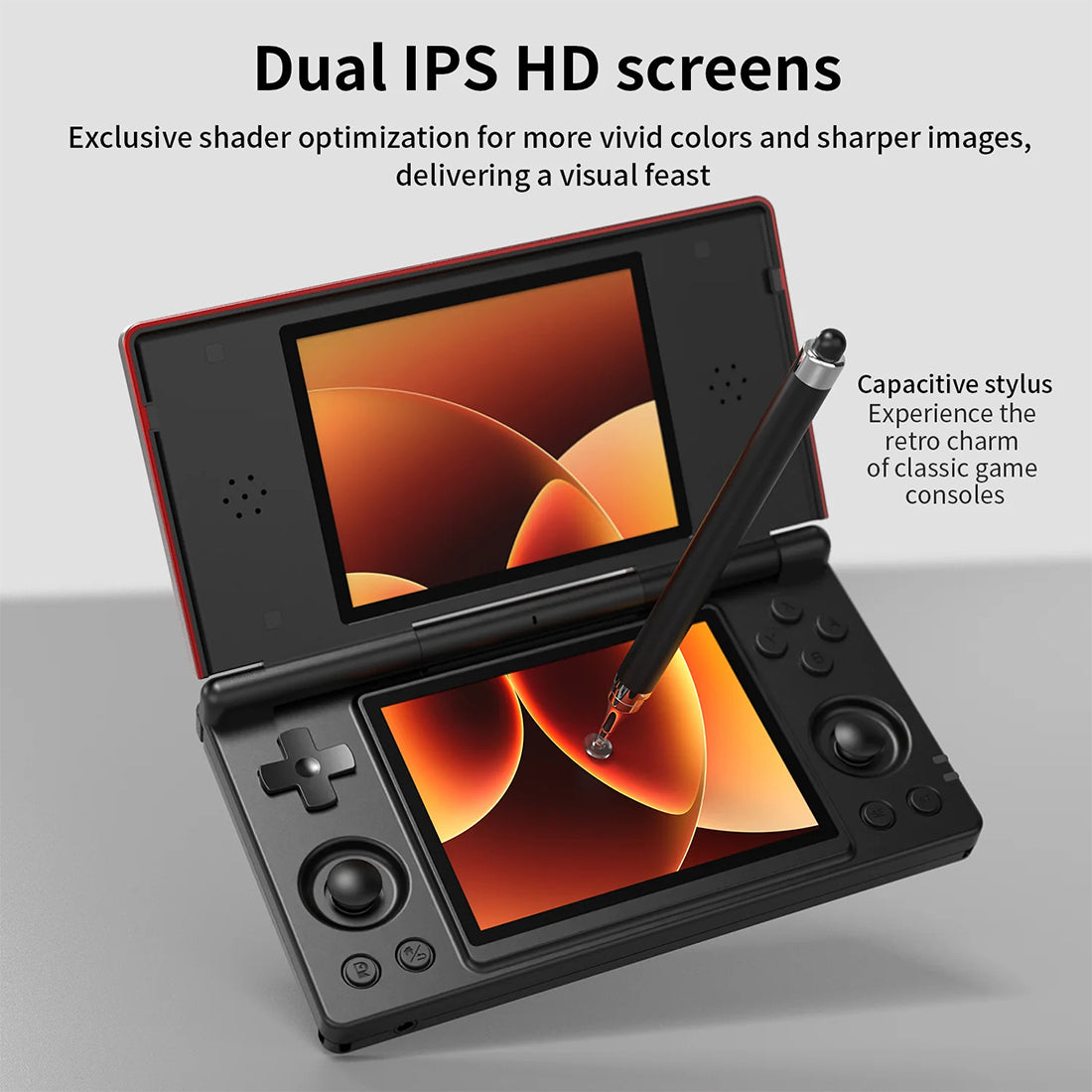 Two Screen Handheld Device ANBERNIC RG DS Dual-Screen Handheld Game Console | Mechdiy
