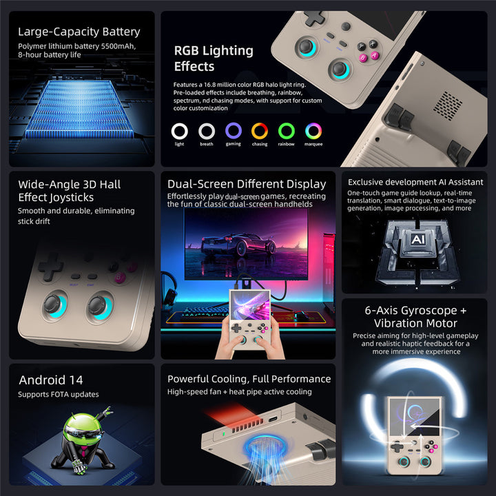Anbernic RG477V Vertical Handheld Game Console - Mechdiy