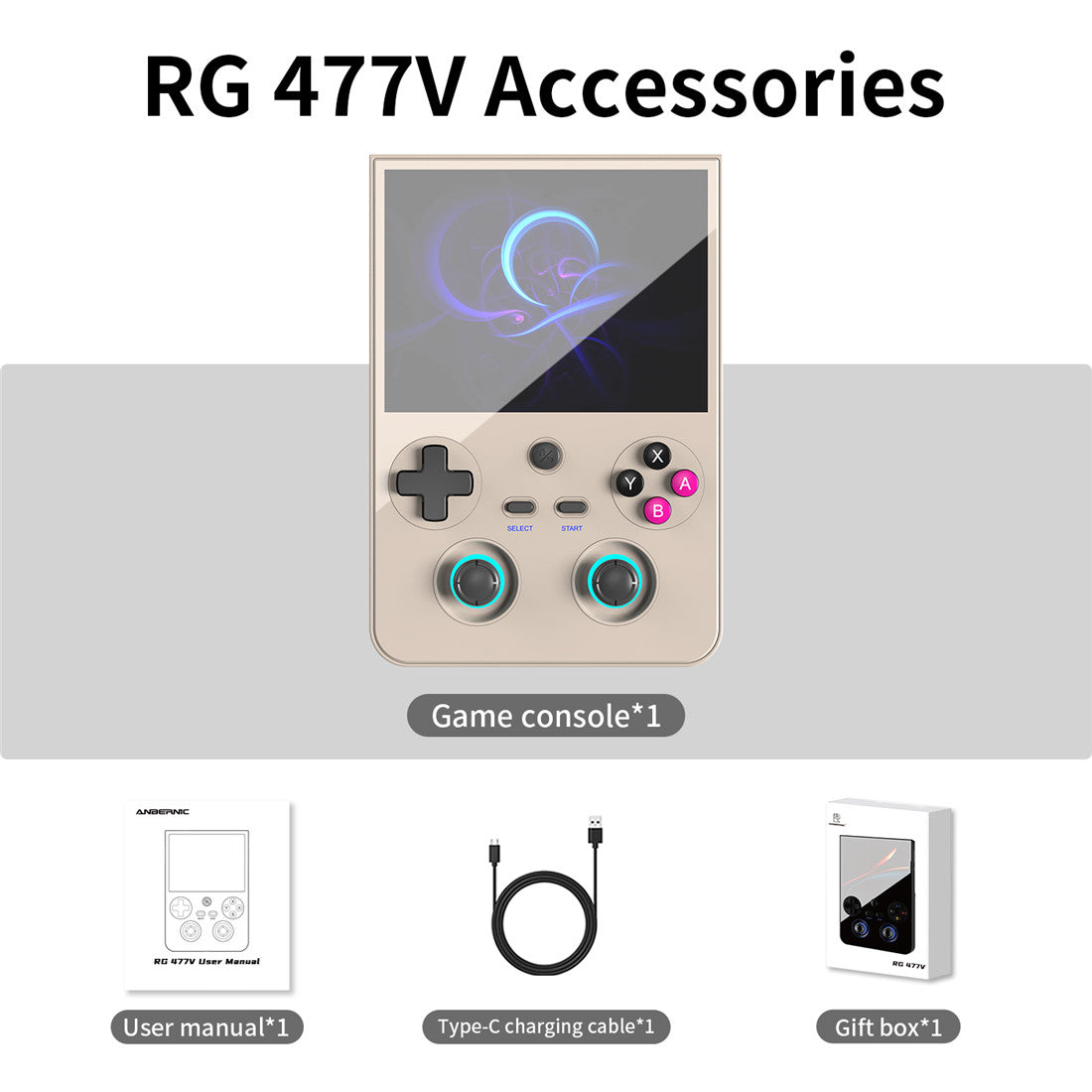 Anbernic RG477V Vertical Handheld Game Console
