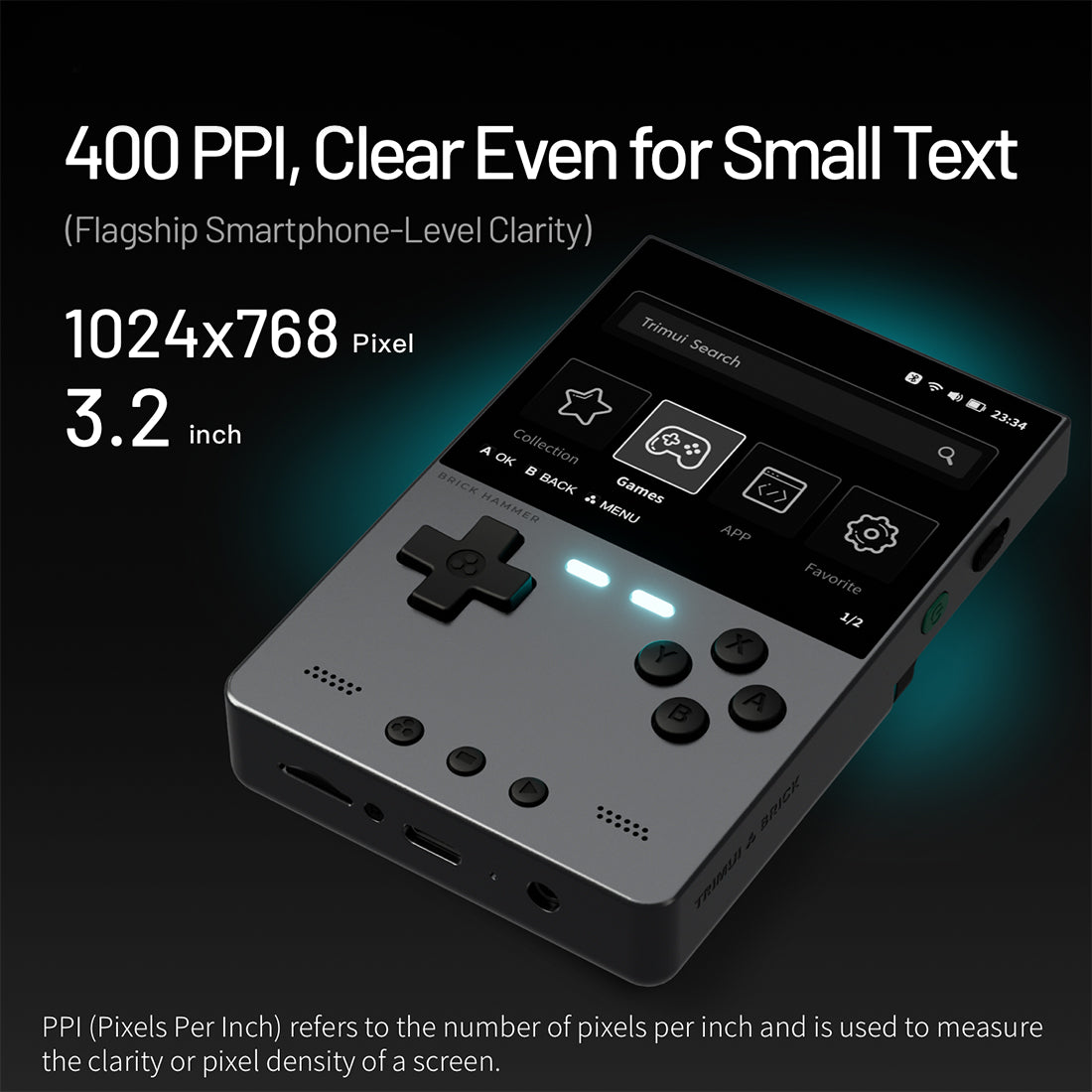 TRIMUI Brick Hammer Retro Handheld Game Console - Mechdiy