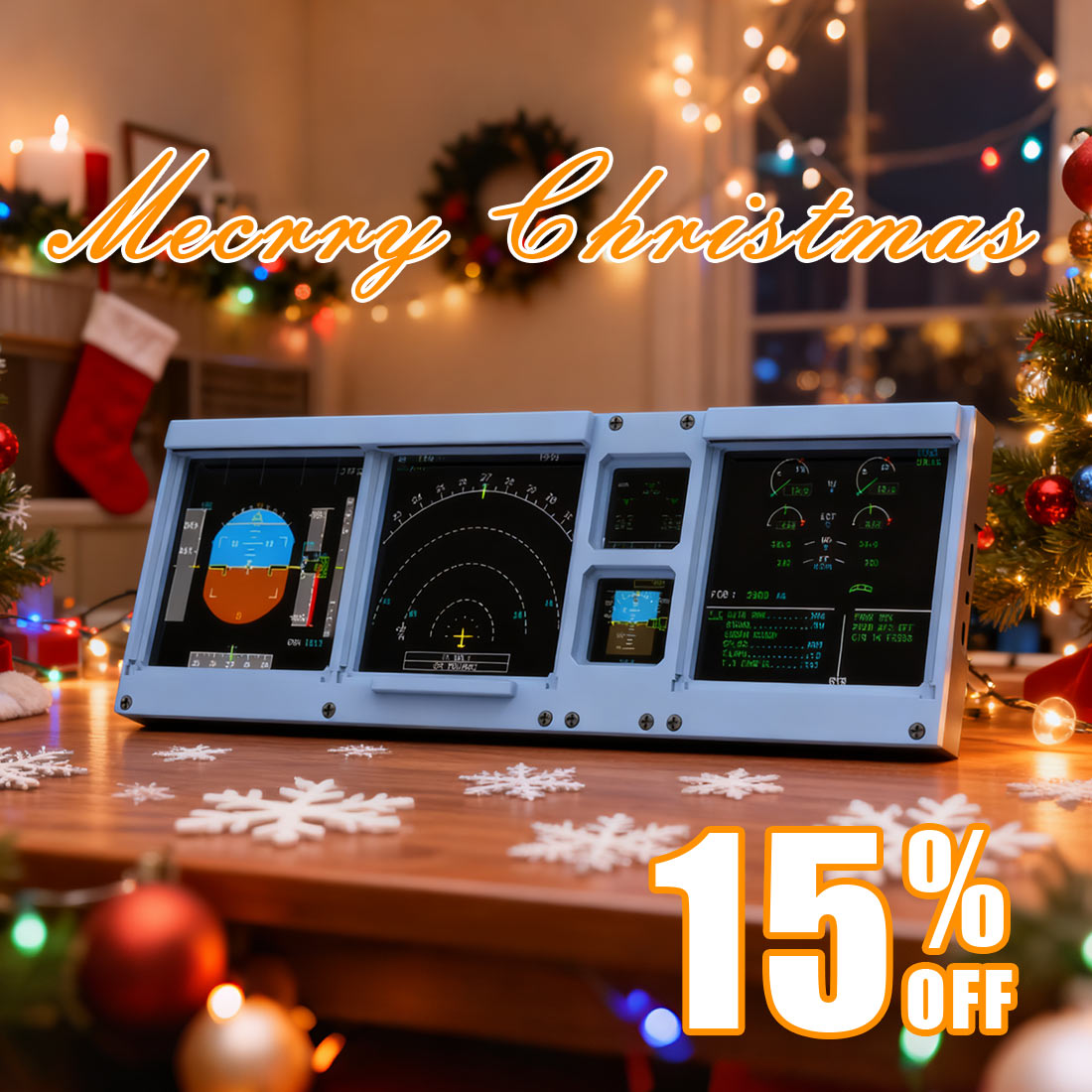 D106 A320/A350/A380 PFD-ND-ECAM-E/WD 4-in-1-Display for MSFS 2020/2024