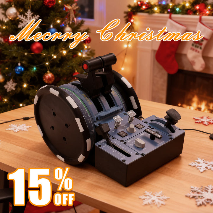 Hoowalt D107 A320/A310/A190 Motorized Throttle-Quadrant for Flight Sim - Backlit Edition - Mechdiy