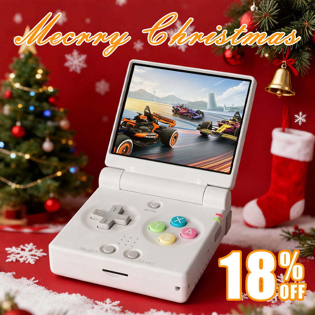 Miyoo Mini Flip Retro Handheld Game Console (Pre-Sale: 30-50days)