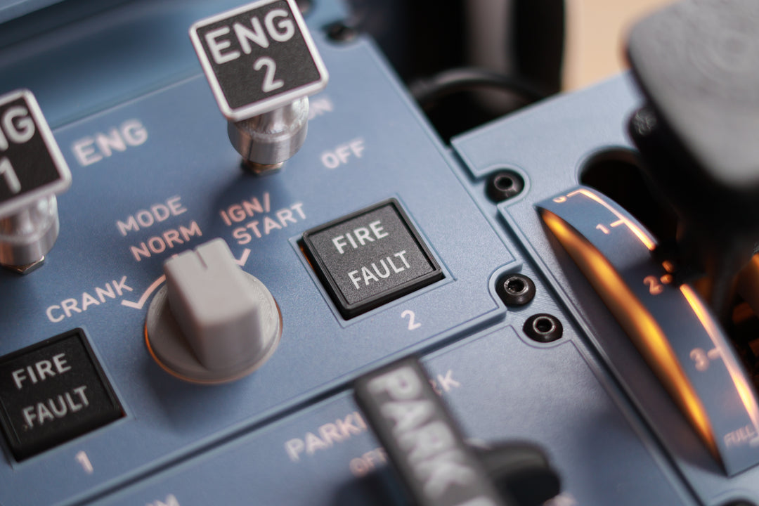 D107 A320/A310/A190 Motorized Throttle-Quadrant for Flight Sim - Backlit Edition - Mechdiy