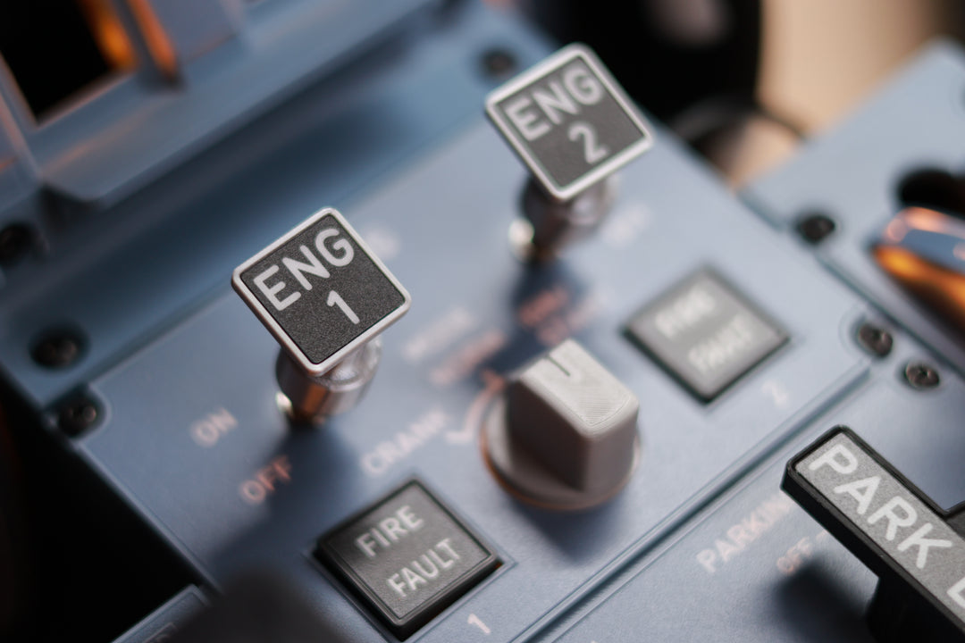 D107 A320/A310/A190 Motorized Throttle-Quadrant for Flight Sim - Backlit Edition - Mechdiy