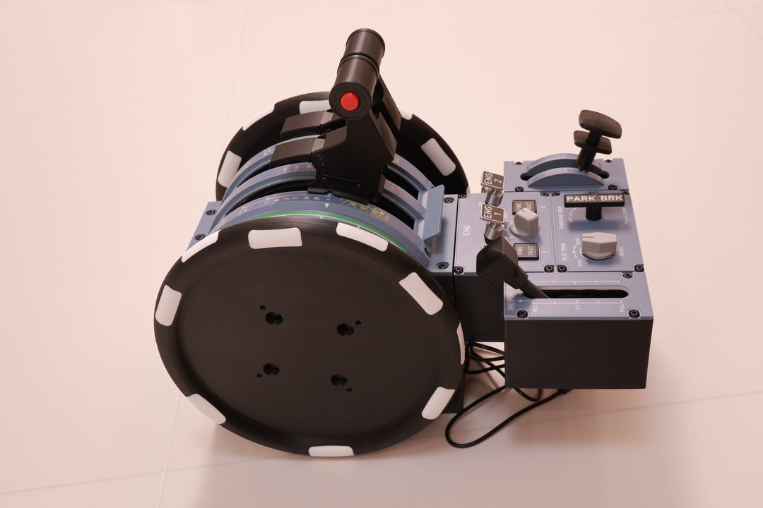D107 A320/A310/A190 Motorized Throttle-Quadrant for Flight Sim - Backlit Edition - Mechdiy