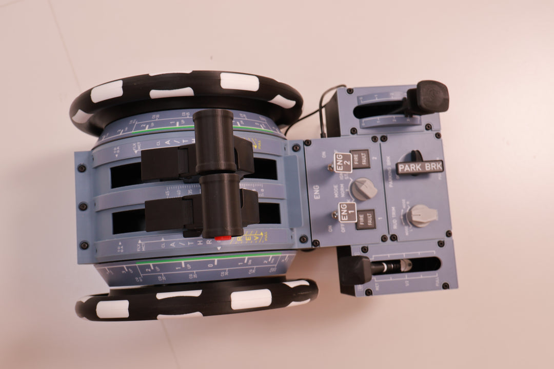 D107 A320/A310/A190 Motorized Throttle-Quadrant for Flight Sim - Backlit Edition - Mechdiy