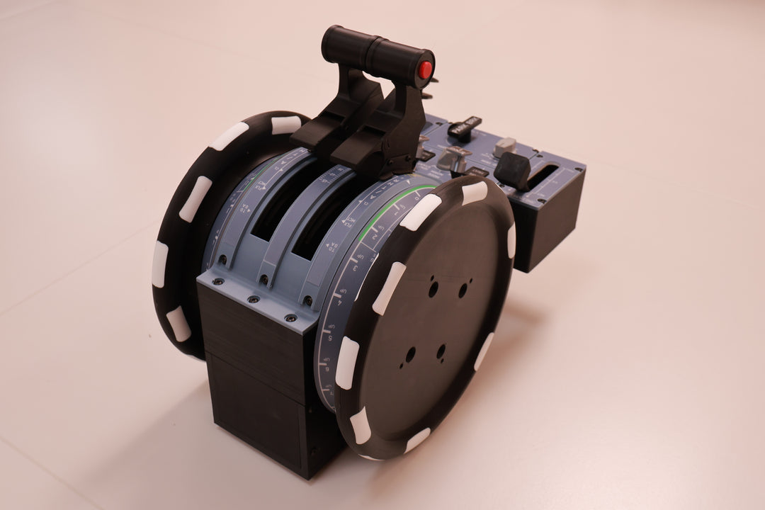 D107 A320/A310/A190 Motorized Throttle-Quadrant for Flight Sim - Backlit Edition - Mechdiy