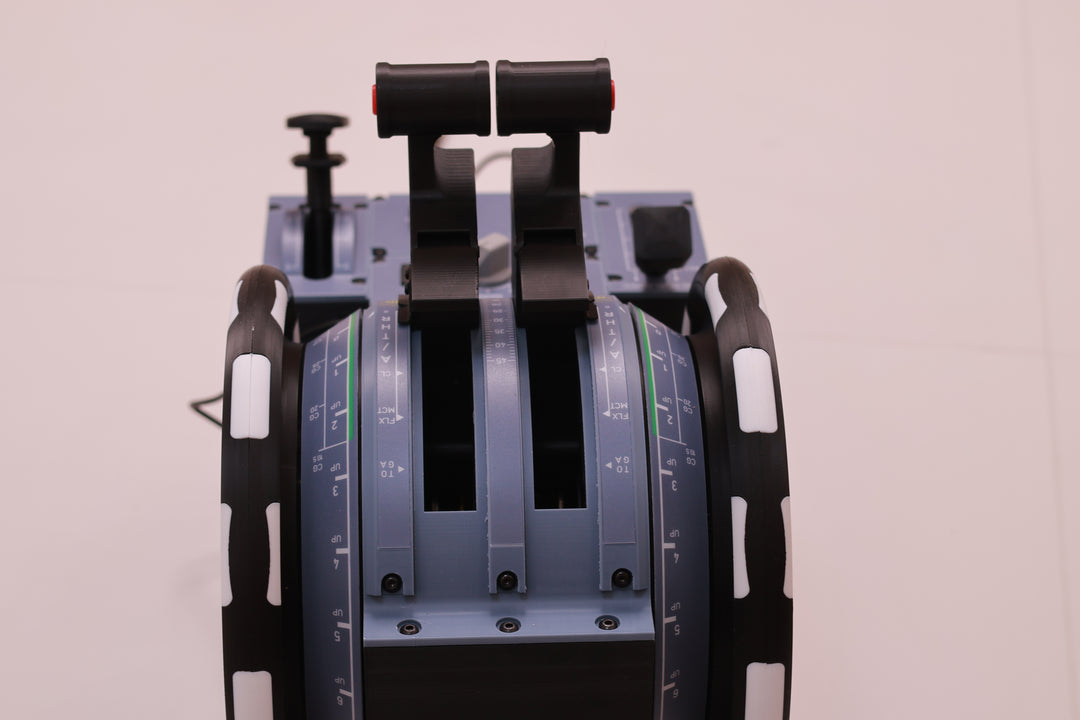 D107 A320/A310/A190 Motorized Throttle-Quadrant for Flight Sim - Backlit Edition - Mechdiy
