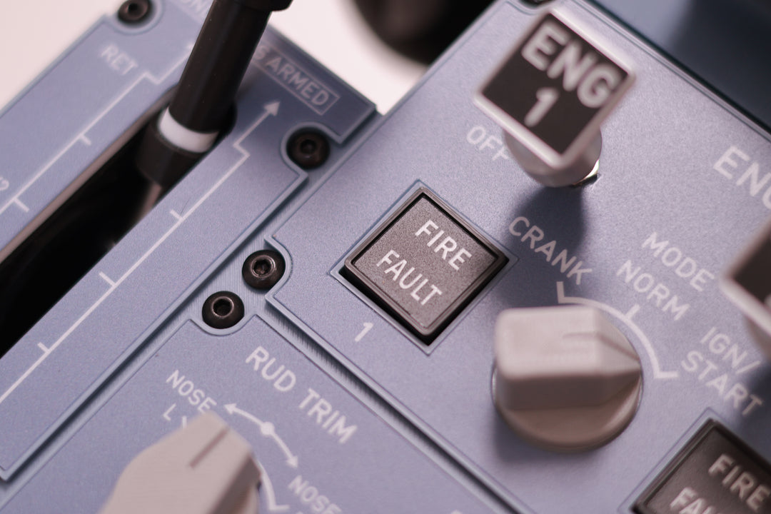 D107 A320/A310/A190 Motorized Throttle-Quadrant for Flight Sim - Backlit Edition - Mechdiy