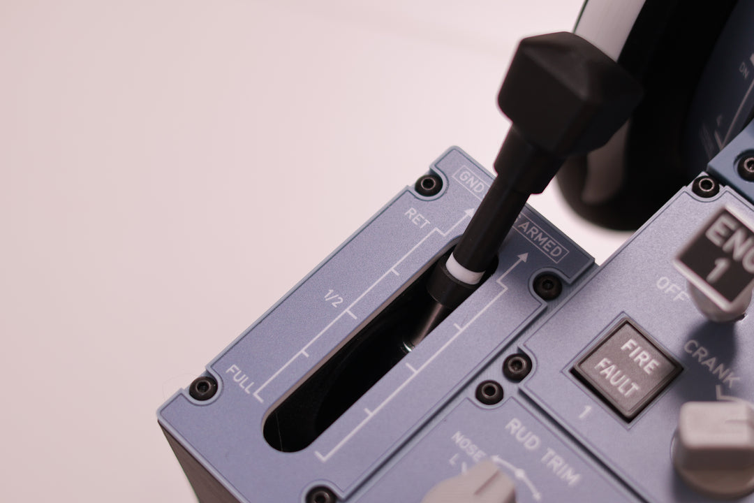 D107 A320/A310/A190 Motorized Throttle-Quadrant for Flight Sim - Backlit Edition - Mechdiy