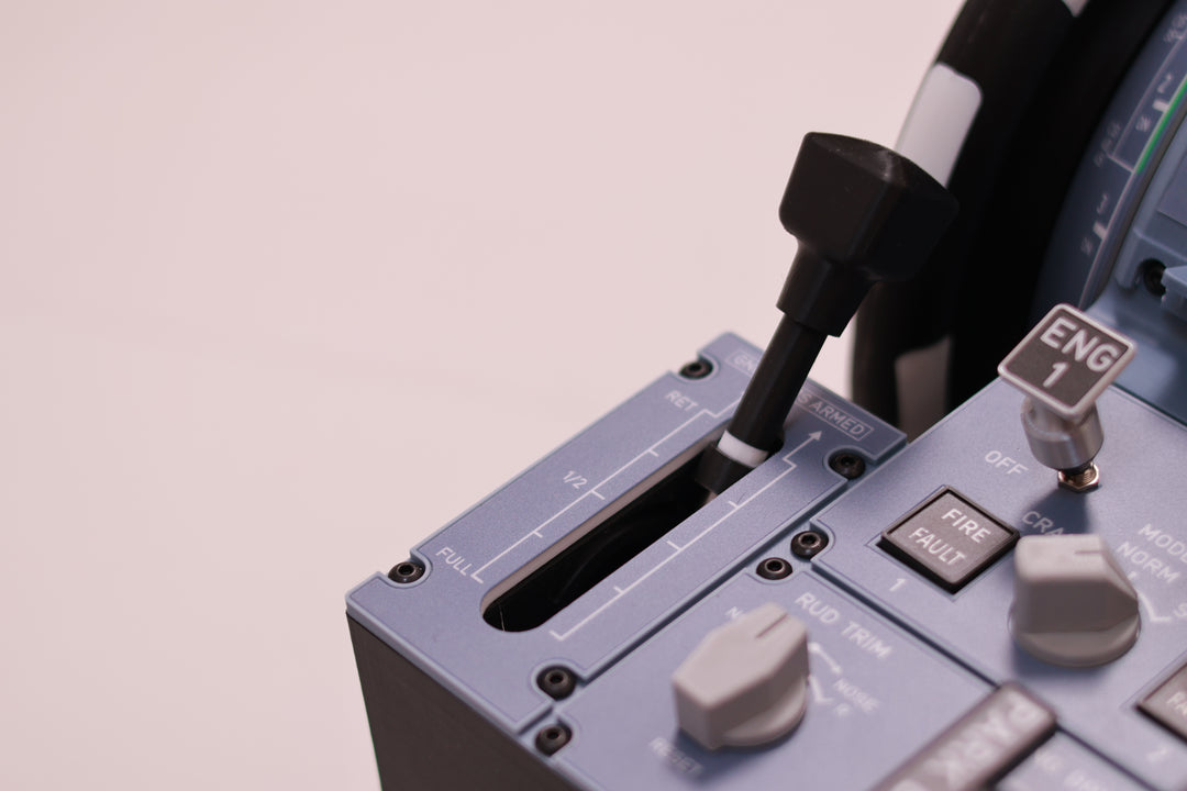 D107 A320/A310/A190 Motorized Throttle-Quadrant for Flight Sim - Backlit Edition - Mechdiy