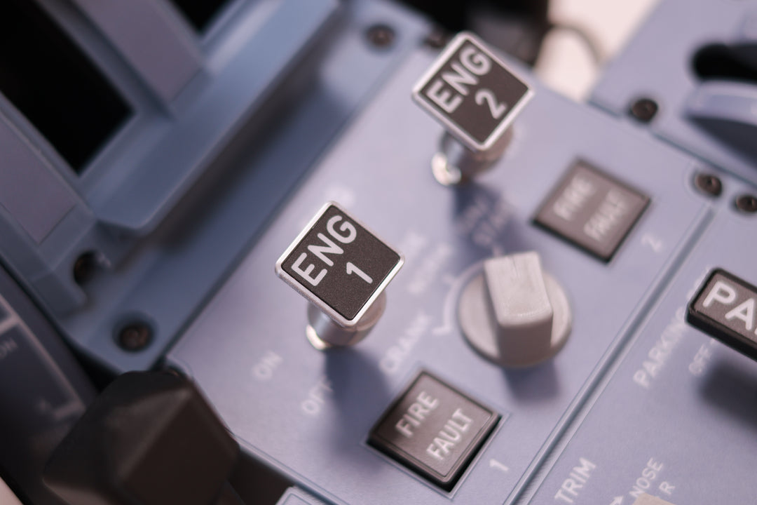 D107 A320/A310/A190 Motorized Throttle-Quadrant for Flight Sim - Backlit Edition - Mechdiy