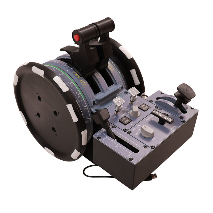 Hoowalt D107 A320/A310/A190 Motorized Throttle-Quadrant for Flight Sim - Backlit Edition - Mechdiy