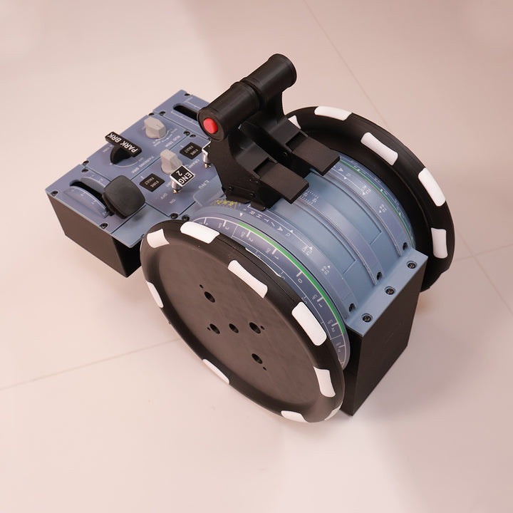 Hoowalt D107 A320/A310/A190 Motorized Throttle-Quadrant for Flight Sim - Backlit Edition - Mechdiy