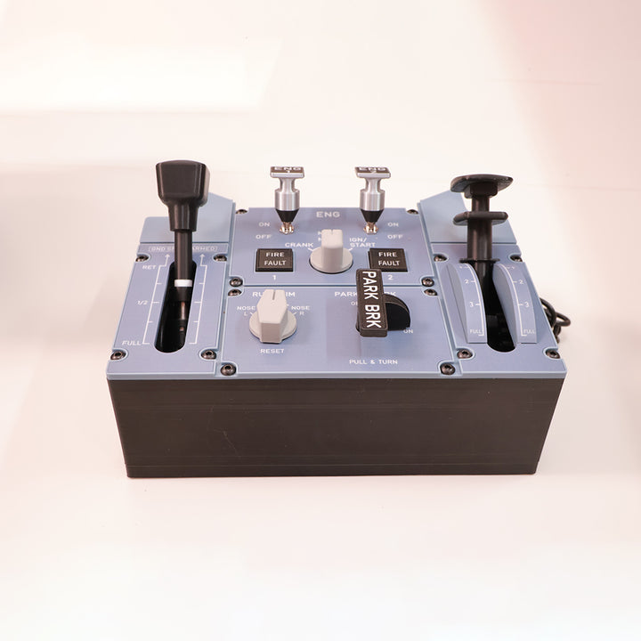 Hoowalt D107 A320/A310/A190 Motorized Throttle-Quadrant for Flight Sim - Backlit Edition - Mechdiy