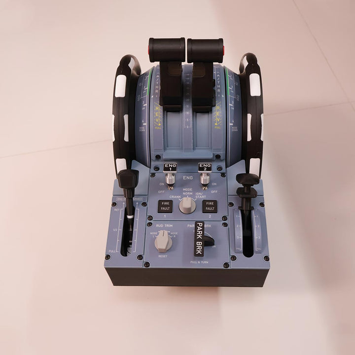 Hoowalt D107 A320/A310/A190 Motorized Throttle-Quadrant for Flight Sim - Backlit Edition - Mechdiy