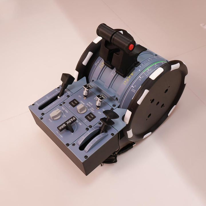 Hoowalt D107 A320/A310/A190 Motorized Throttle-Quadrant for Flight Sim - Backlit Edition - Mechdiy