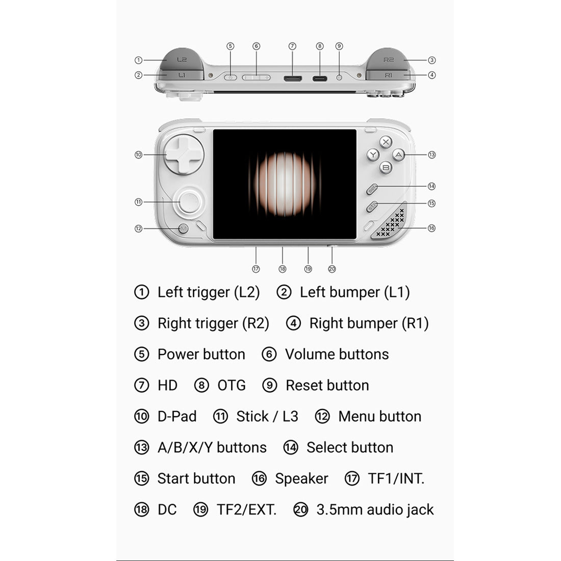 MINILOONG Pocket Retro Handheld Game Console - Mechdiy