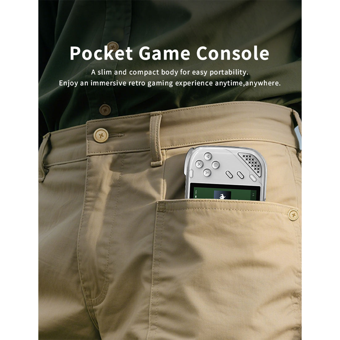 MINILOONG Pocket Retro Handheld Game Console - Mechdiy