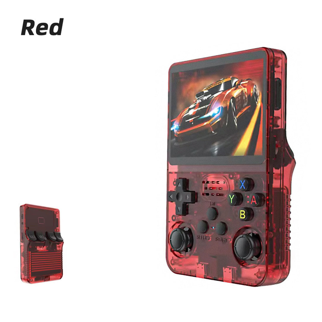 Mini Console Red Color R36S Retro Handheld Game Console | Mechdiy