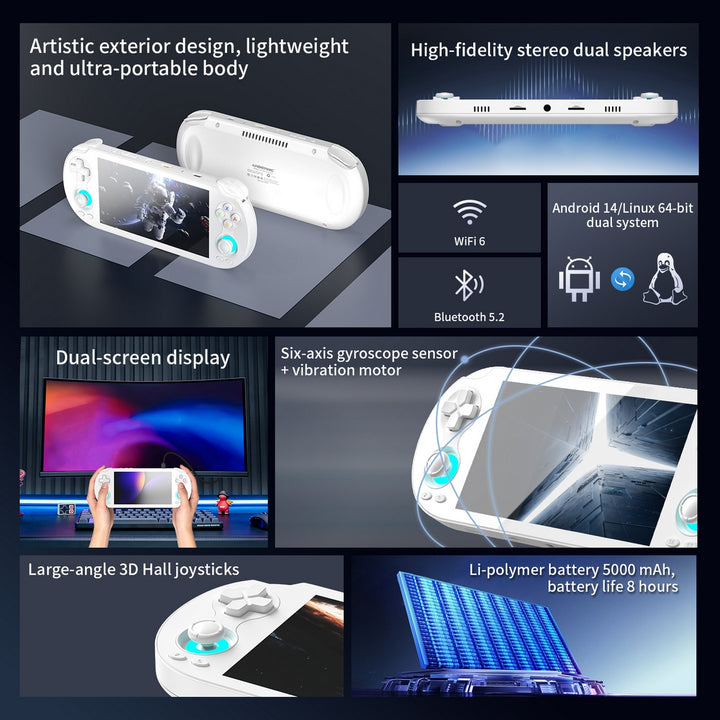RG VITA PRO Dual System Retro Handheld Game Console - Mechdiy