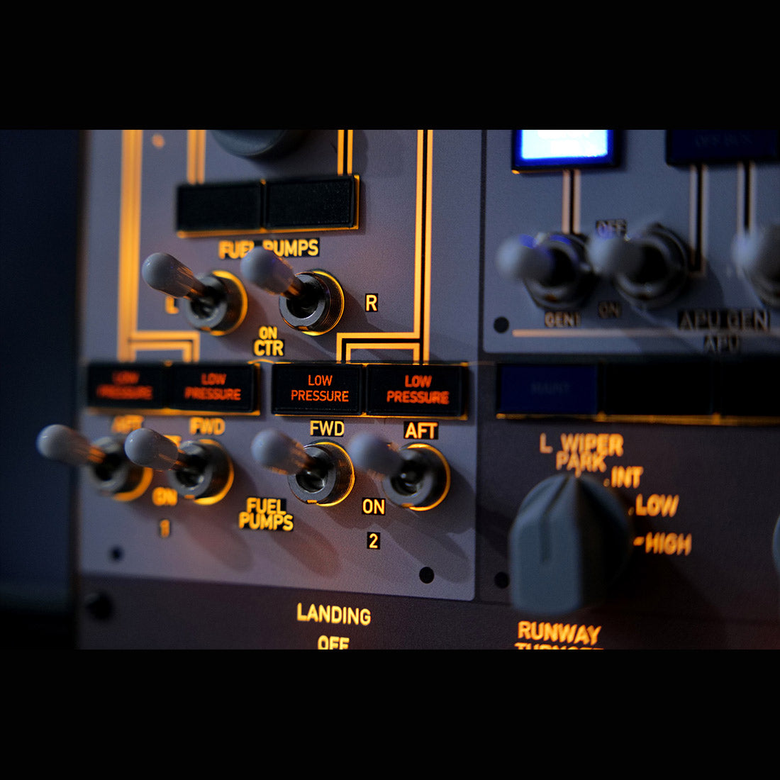 Rowsfire B107 B737 Light OVHD OVERHEAD Panel for MSFS 2020/2024(Pre-Sale) - Mechdiy