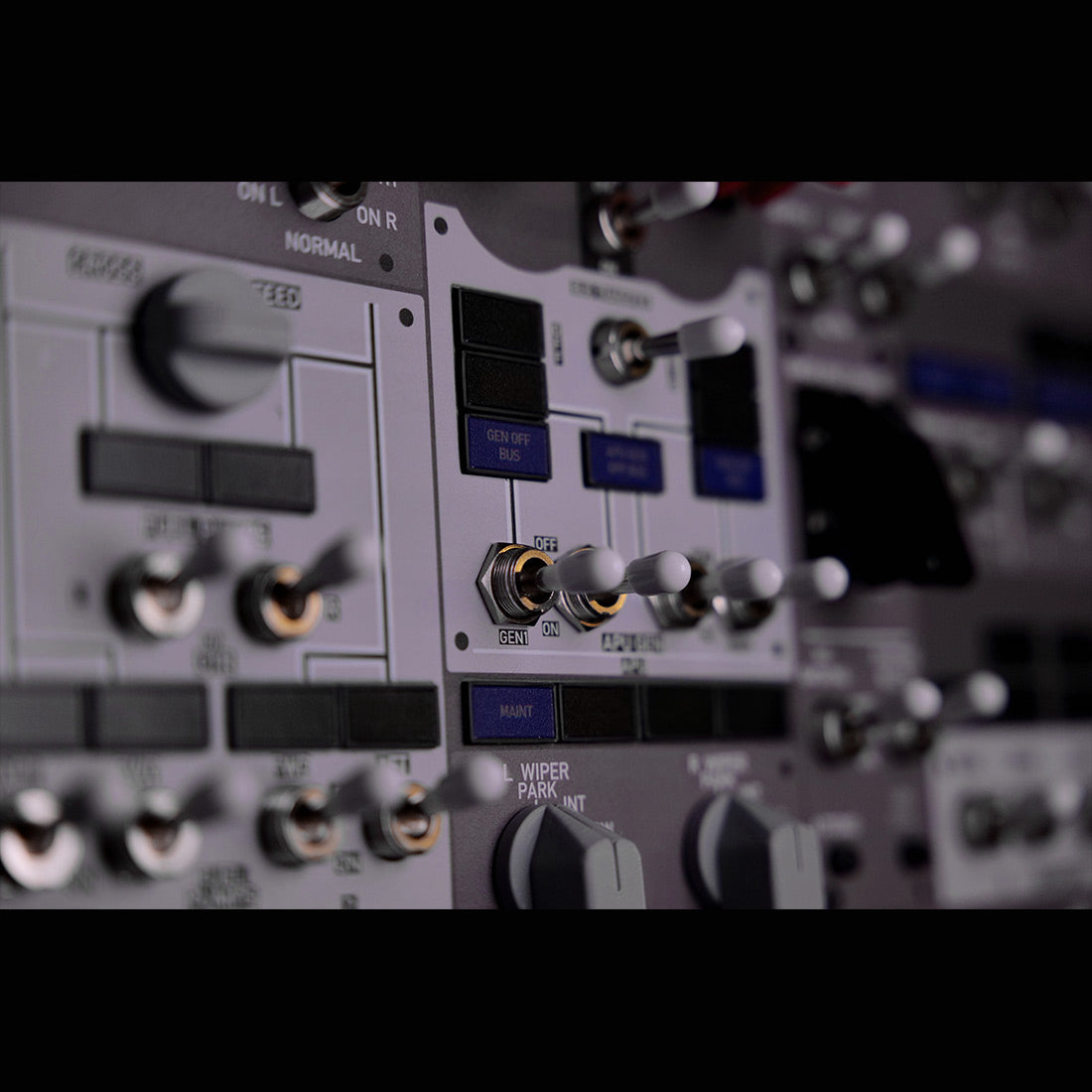 Rowsfire B107 B737 Light OVHD OVERHEAD Panel for MSFS 2020/2024(Pre-Sale) - Mechdiy