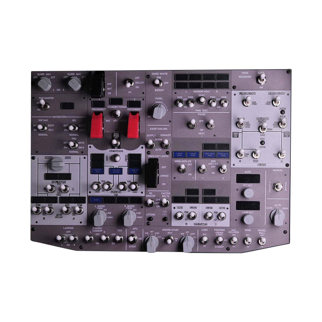 Rowsfire B107 B737 Light OVHD OVERHEAD Panel for MSFS 2020/2024(Pre-Sale) - Mechdiy