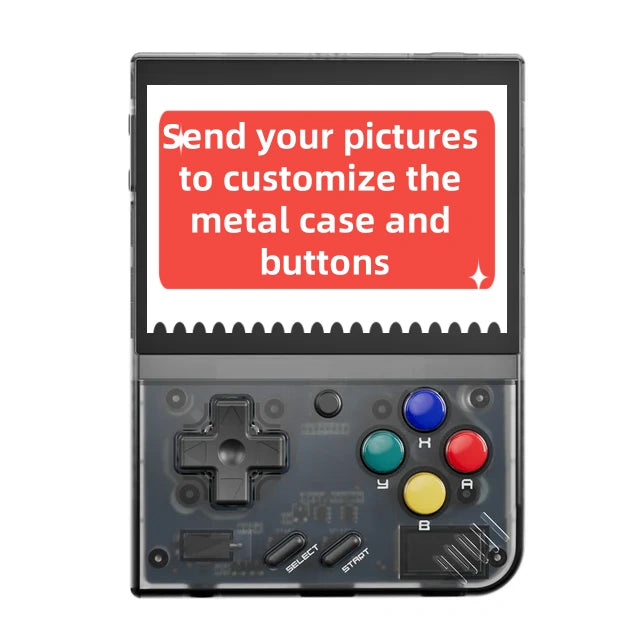 New Metal Miyoo Mini Plus Retro Handheld Game Console