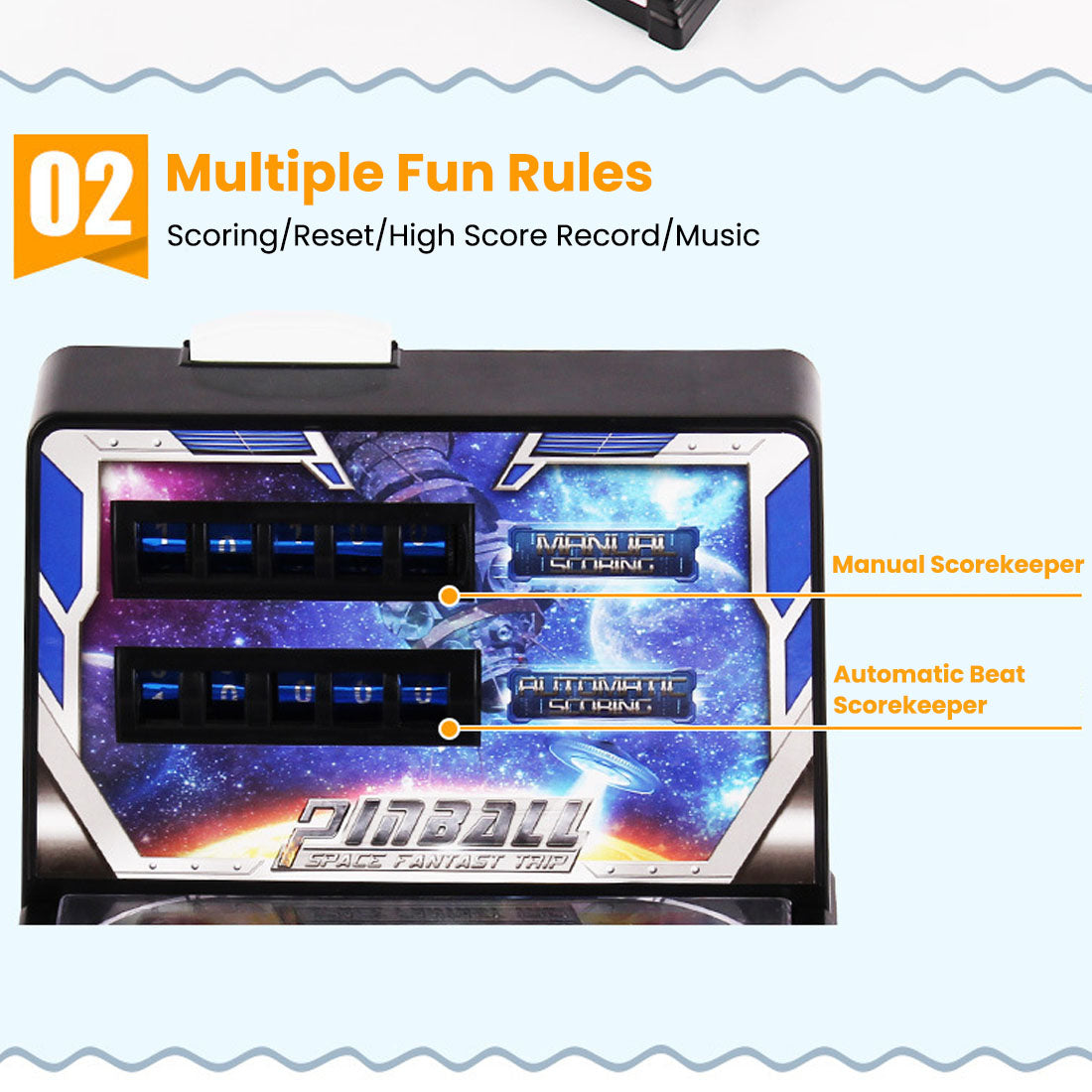 Pinball Mini Pc Mini Pinball Game Machine Desktop Ball Shooting Toy | Mechdiy