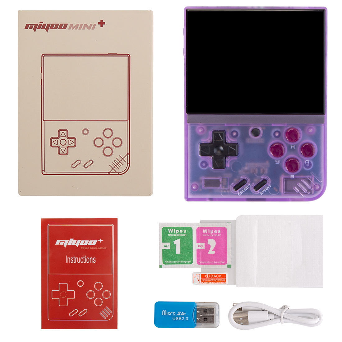 Miyoo Mini Plus Onion OS Retro Handheld Game Console | Mechdiy